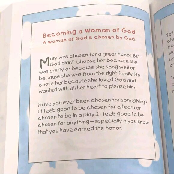 Little Girls Bible Storybook for Mothers and Daughters by Carolyn Larsen, 2006 - Picture 8 of 15